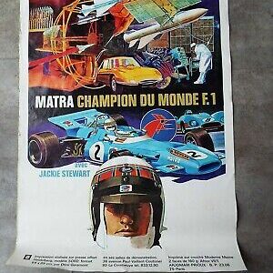 Affiche Matra Champion du Monde F1