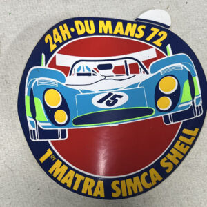 Autocollant 24h du Mans 1972 (origine)