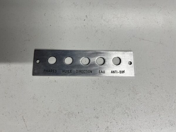 Plaque Voyants Luxe