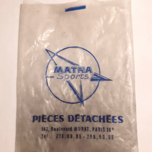 Pochon Matra pièces détachées - D'époque