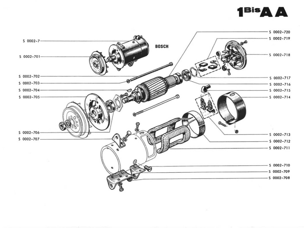Moteur Djet Gordini 1100 cm3 - Dynamo