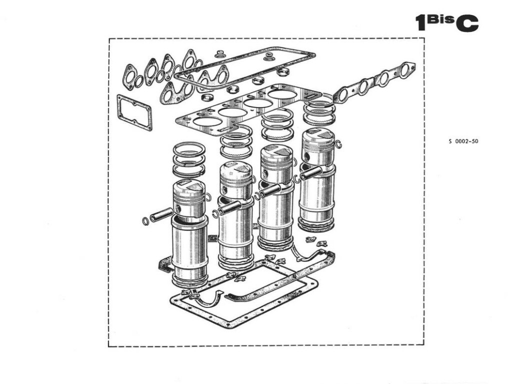 Djet - Manuel Pièces détachées - Moteur Gordini 804 1100cm3
