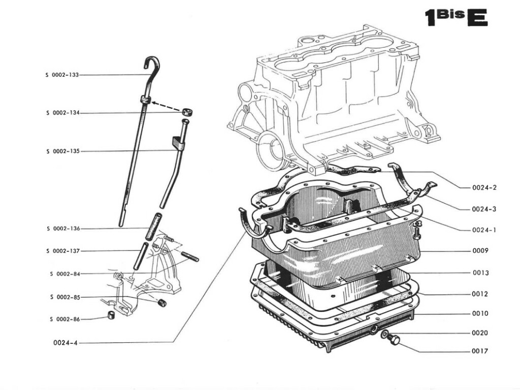 Djet - Manuel Pièces détachées - Moteur Gordini 804 1100cm3