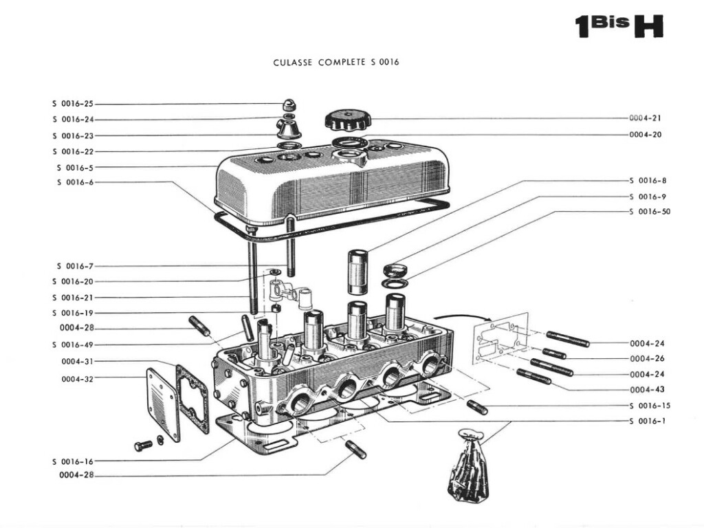 Djet - Manuel Pièces détachées - Moteur Gordini 804 1100cm3