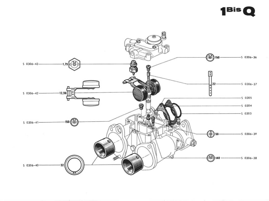 Djet - Manuel Pièces détachées - Moteur Gordini 804 1100cm3