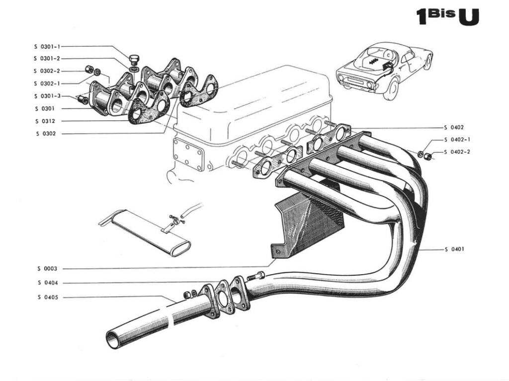 Djet - Manuel Pièces détachées - Moteur Gordini 804 1100cm3