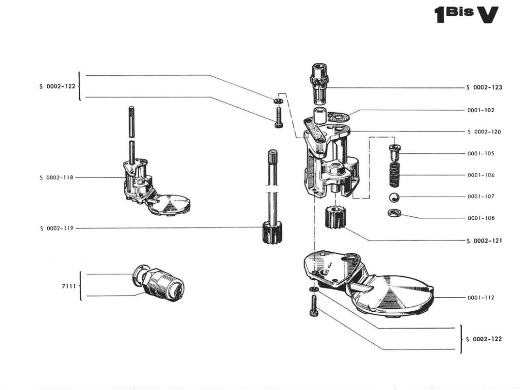 Djet - Manuel Pièces détachées - Moteur Gordini 804 1100cm3