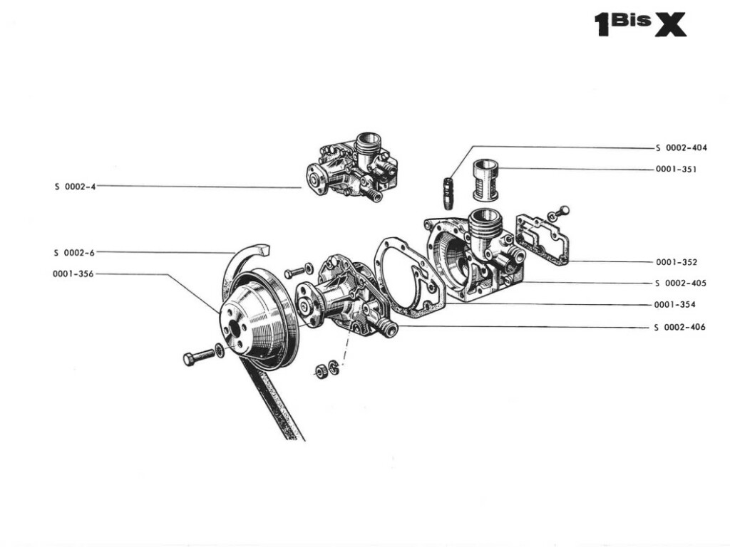 Djet - Manuel Pièces détachées - Moteur Gordini 804 1100cm3