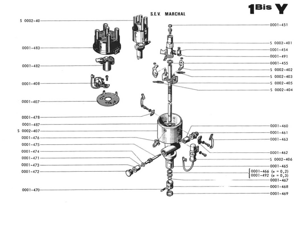 Djet - Manuel Pièces détachées - Moteur Gordini 804 1100cm3