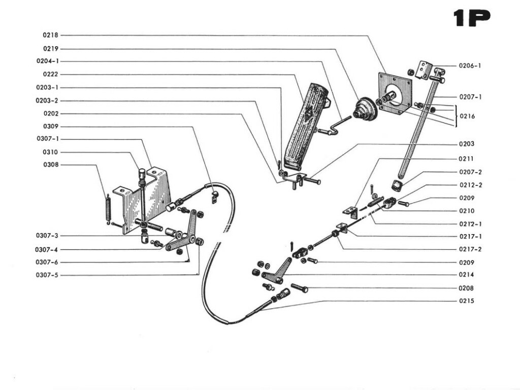 Djet - Manuel Pièces détachées - Moteur 1100cm3 - Accélérateur