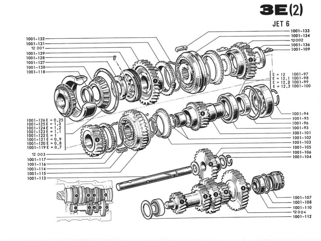 Djet V - Jet 6 - Boite de vitesses