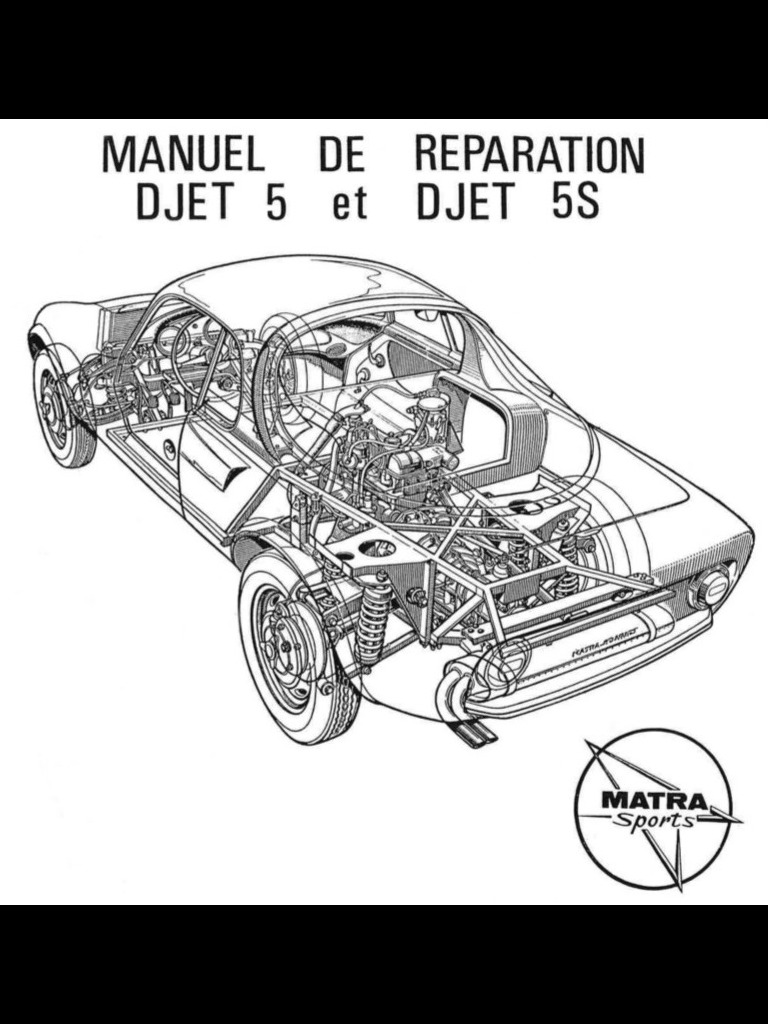 Matra Djet Manuel d'atelier