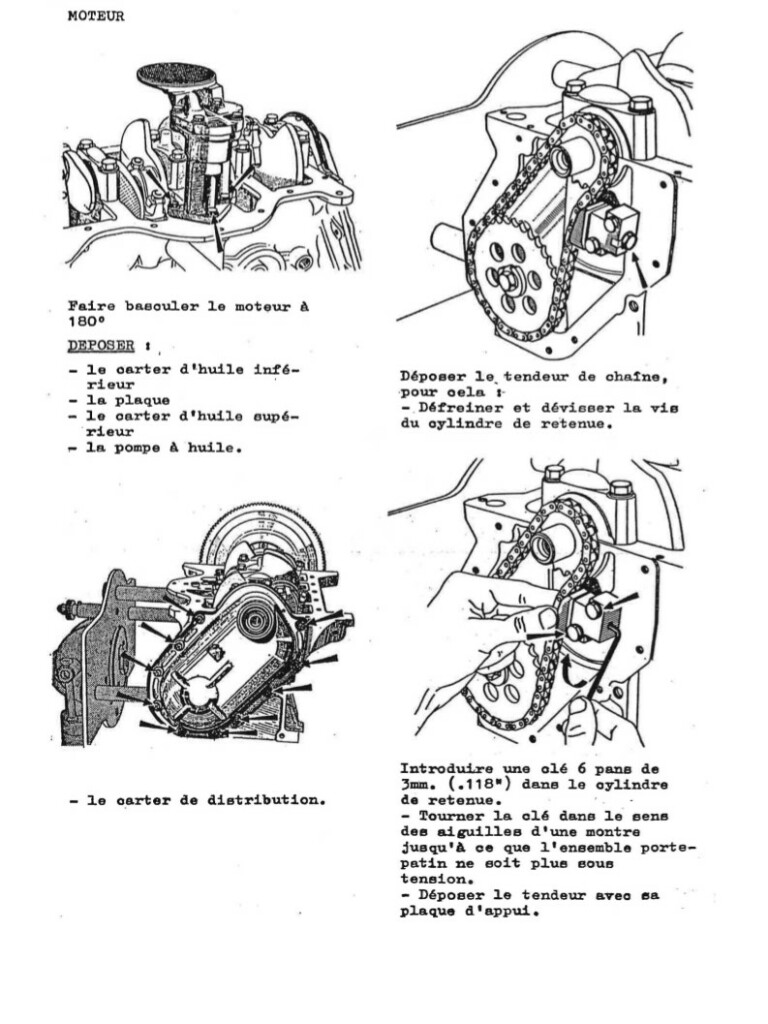 Manuel d'atelier Matra Djet - Moteur