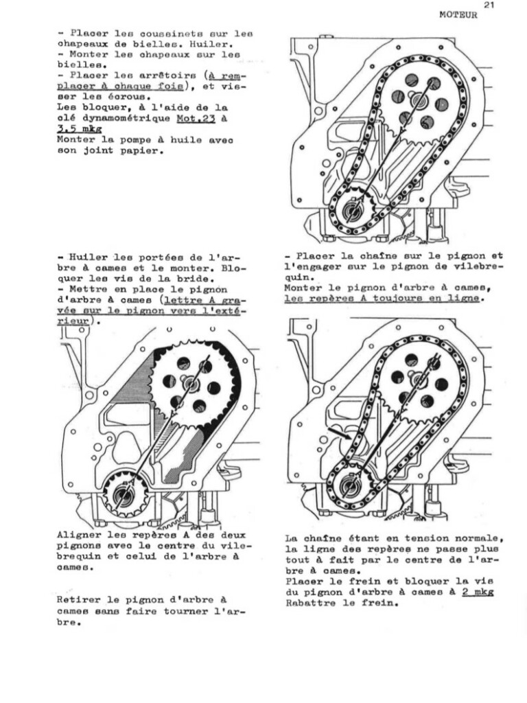 Manuel d'atelier Matra Djet - Moteur