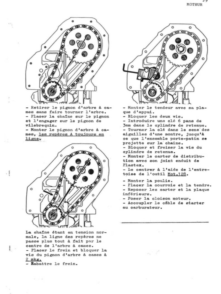 Manuel d'atelier Matra Djet - Moteur