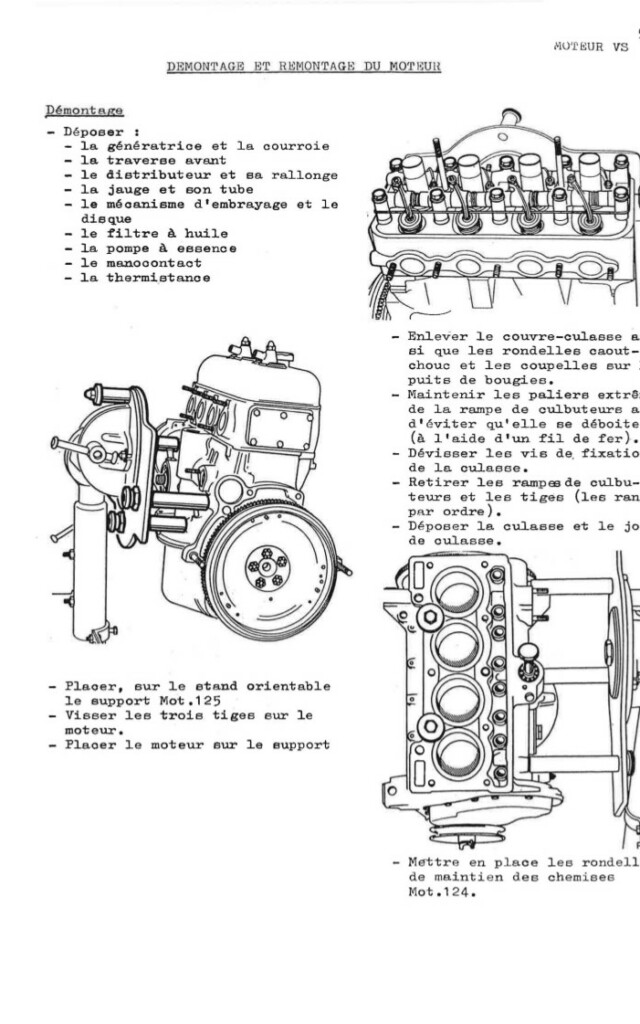 Manuel d'atelier Matra Djet 5S - Moteur Gordini 804-00