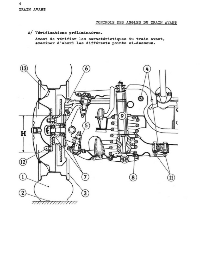 Manuel d'atelier Matra Djet - Train Avant