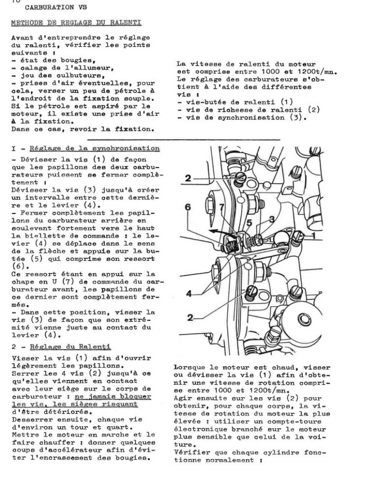 Manuel d'atelier Matra Djet - Alimentation - Carburation