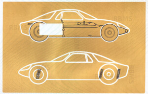 Plaquette Matra Sports Djet réservée aux commerciaux 1967