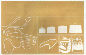 Plaquette Matra Sports Djet réservée aux commerciaux 1967