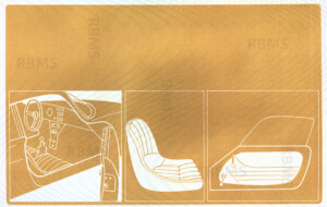 Plaquette Matra Sports Djet réservée aux commerciaux 1967