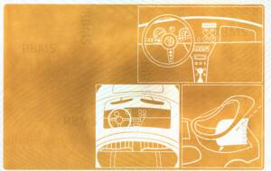 Plaquette Matra Sports Djet réservée aux commerciaux 1967
