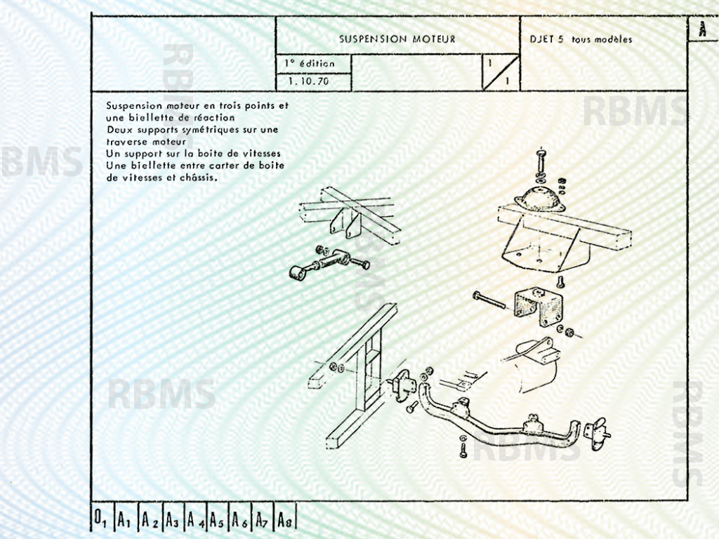 Matra Djet Caractéristiques techniques