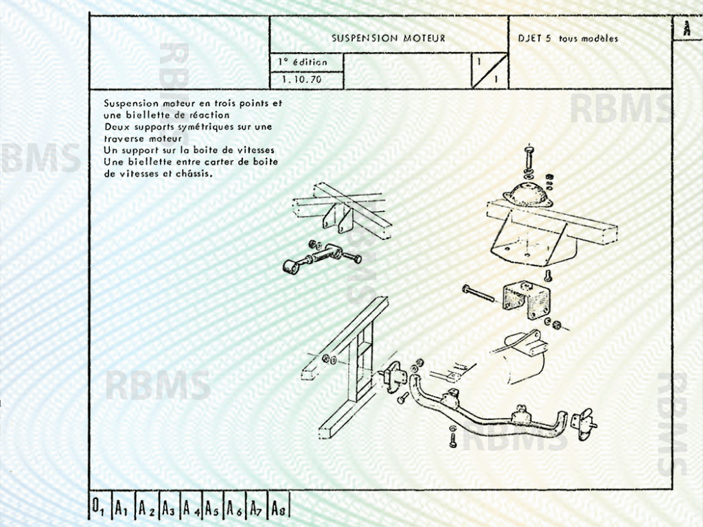 Matra Djet Caractéristiques techniques
