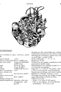 Manuel Atelier MR 97 Moteur Gordini 1100 804-00