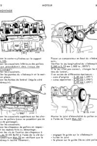 Manuel Atelier MR 97 Moteur Gordini 1100 804-00