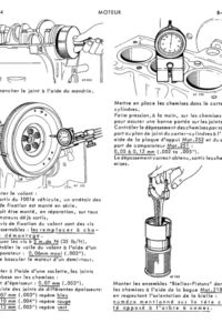 Manuel Atelier MR 97 Moteur Gordini 1100 804-00