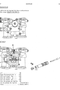 Manuel Atelier MR 97 Moteur Gordini 1100 804-00