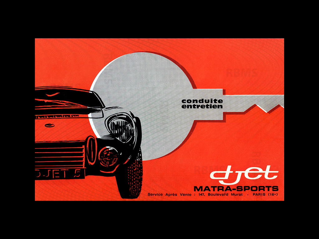 Matra Djet Manuel d'utilisation