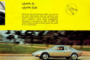 Plaquette commerciale Matra Djet V 1964