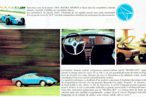 Plaquette commerciale Matra Djet V 1967