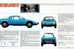 Plaquette commerciale Matra Djet V 1967