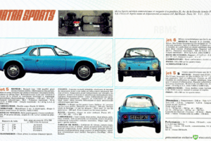 Plaquette commerciale Matra Djet V 1967