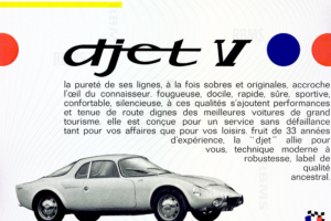 Plaquette commerciale Matra Bonnet Djet 1964
