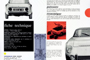 Plaquette commerciale Matra Bonnet Djet 1964