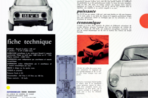 Plaquette commerciale Matra Bonnet Djet 1964