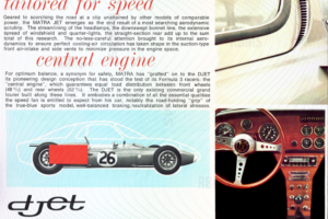 Plaquette commerciale Matra Djet V 1965