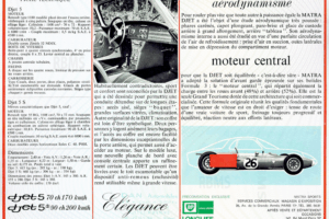 Plaquette commerciale Matra Djet V 1966