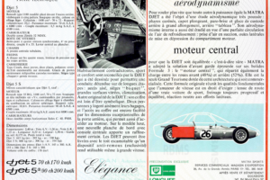Plaquette commerciale Matra Djet V 1966