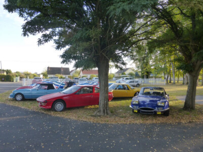 Voitures Matra Murena rouge et Matra 530 Bleue - Assemblée Générale RBMS