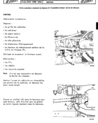 Djet Manuel d'atelier Boite de vitesses Estafette