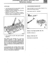 Djet Manuel de réparation Moteur C Cléon 1100cm3