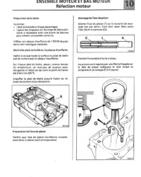 Djet Manuel de réparation Moteur C Cléon 1100cm3