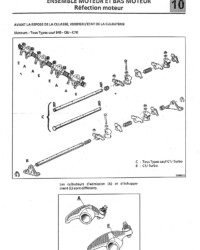 Djet Manuel de réparation Moteur C Cléon 1100cm3